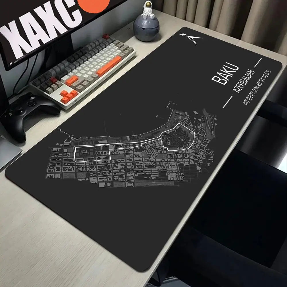 Formula 1 Circuit Mouse Pads